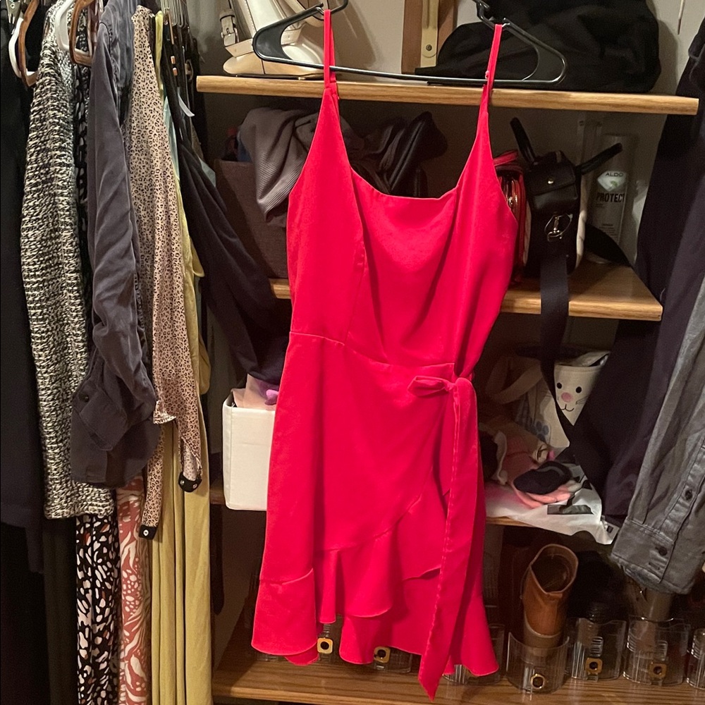 Amazon Vibrant Red Mini Dress